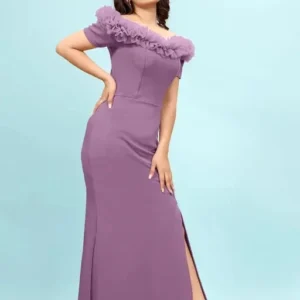 Lavender Grace Fit & Flare Dress