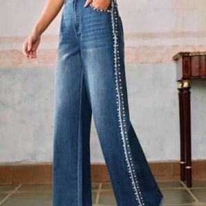 Baggy Embroidered Jeans
